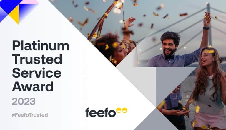 We are winners…Feefo Platinum Trusted Service Award 2023